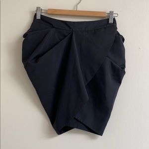 Structured Leith Black Skirt